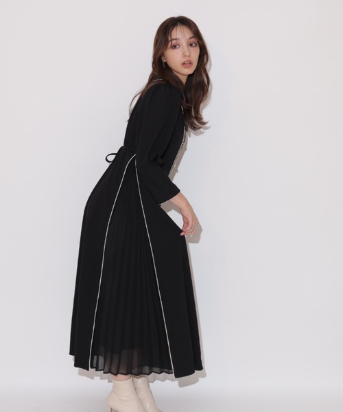 リランドチュール　完売品　新品・定価以下上品サイドプリーツワンピース匿名配送 Rirandture（リランドチュール）の「サイドプリーツシャツ