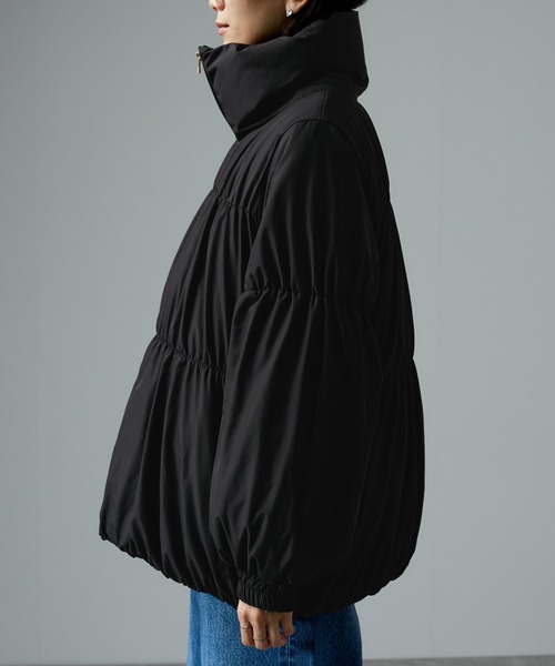 【WEB限定】テンダークロスミドル丈ダウン（ダウンジャケット/コート）｜SALON adam et rope'（サロン アダム エ ロペ）