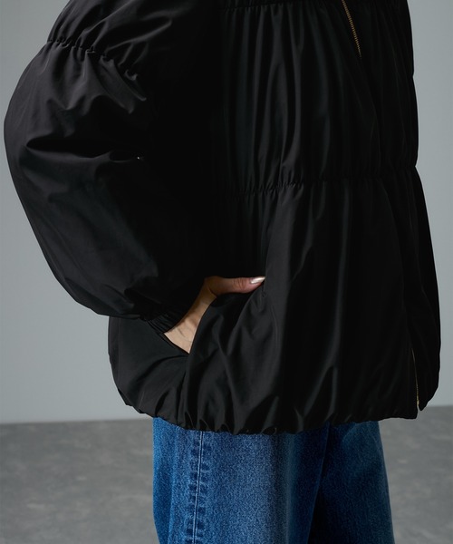 【WEB限定】テンダークロスミドル丈ダウン（ダウンジャケット/コート）｜SALON adam et rope'（サロン アダム エ ロペ）