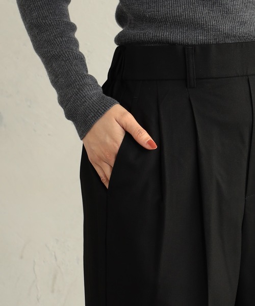 FOUND GOOD（ファウンドグッド）の「ウラキモウTRワイドパンツ（その他パンツ・レディース・グレー系/グレー系5/ブルー系2/アイボリー/ブラック・M/S/XL/L）」の22枚目の写真