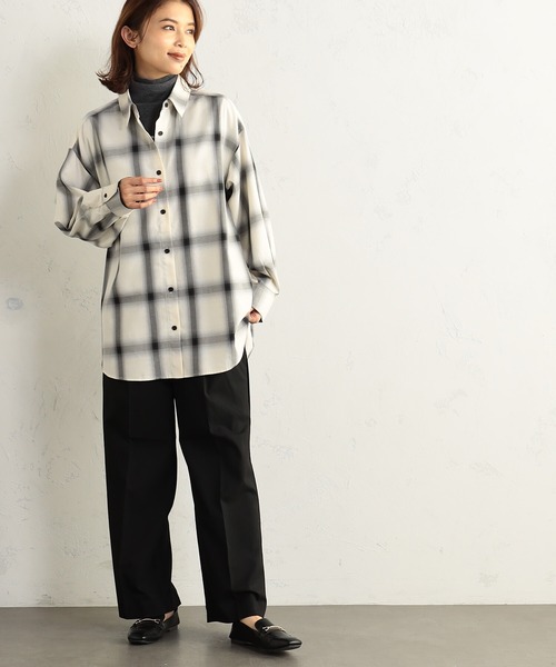 FOUND GOOD（ファウンドグッド）の「ウラキモウTRワイドパンツ（その他パンツ・レディース・グレー系/グレー系5/ブルー系2/アイボリー/ブラック・M/S/XL/L）」の21枚目の写真