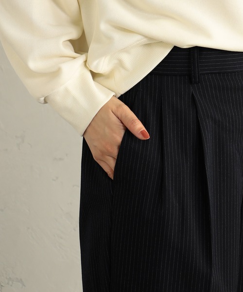 FOUND GOOD（ファウンドグッド）の「ウラキモウTRワイドパンツ（その他パンツ・レディース・グレー系/グレー系5/ブルー系2/アイボリー/ブラック・M/S/XL/L）」の18枚目の写真