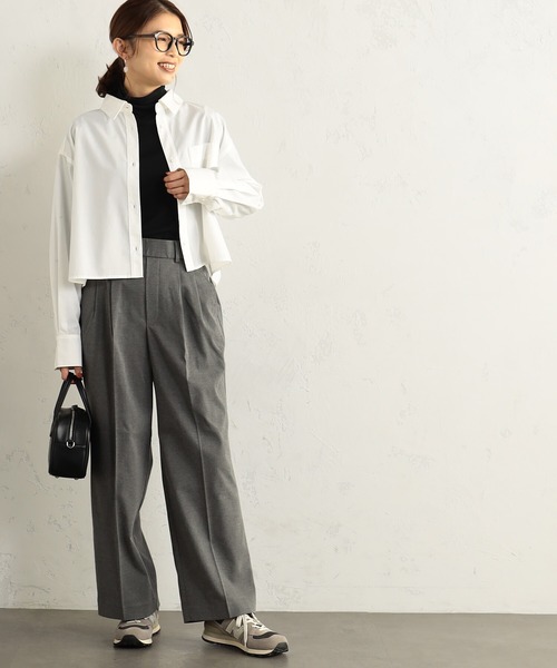 FOUND GOOD（ファウンドグッド）の「ウラキモウTRワイドパンツ（その他パンツ・レディース・グレー系/グレー系5/ブルー系2/アイボリー/ブラック・M/S/XL/L）」の16枚目の写真