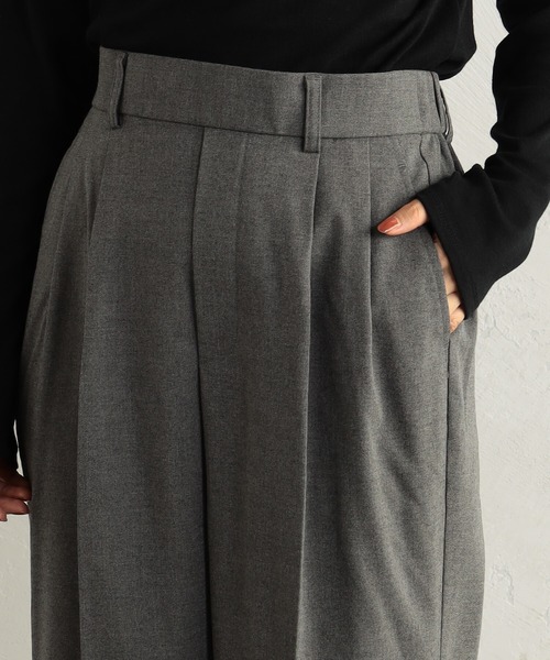 FOUND GOOD（ファウンドグッド）の「ウラキモウTRワイドパンツ（その他パンツ・レディース・グレー系/グレー系5/ブルー系2/アイボリー/ブラック・M/S/XL/L）」の14枚目の写真