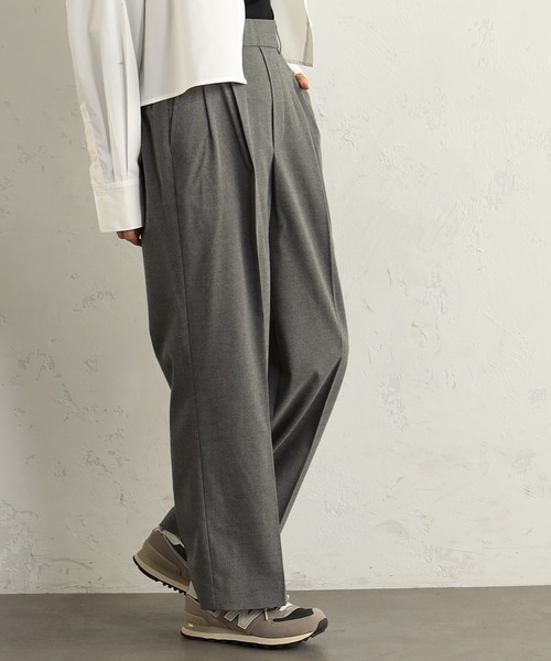 FOUND GOOD（ファウンドグッド）の「ウラキモウTRワイドパンツ（その他パンツ・レディース・グレー系/グレー系5/ブルー系2/アイボリー/ブラック・M/S/XL/L）」の13枚目の写真