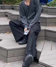 Chikashitsu +(`JVcvX)́yChikashitsu +zdirty wash cotton cardigan / y`JVcvXz_[eBEHbVORbgNbvJ[fBK(J[fBK/{)