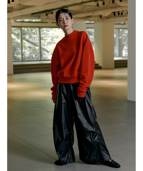 Stylevoice for xxx(スタイルヴォイスフォー)の「バックロゴ裏毛プルオーバー(スウェット・レディース・レッド/グレー/ブラック・FREE)」の7枚目の写真