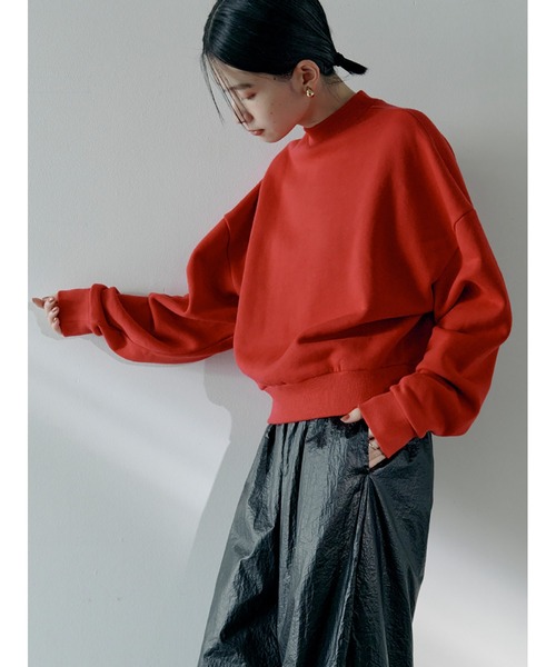 Stylevoice for xxx(スタイルヴォイスフォー)の「バックロゴ裏毛プルオーバー(スウェット・レディース・レッド/グレー/ブラック・FREE)」の10枚目の写真