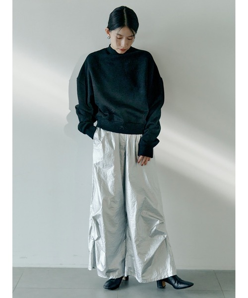 Stylevoice for xxx(スタイルヴォイスフォー)の「バックロゴ裏毛プルオーバー(スウェット・レディース・レッド/グレー/ブラック・FREE)」の21枚目の写真