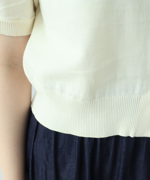 bulle de savon（ビュルデサボン）の「COOL POTTER 半袖カーディガン（カーディガン/ボレロ・レディース・レッド/ブラック/アイボリー・FREE）」の19枚目の写真