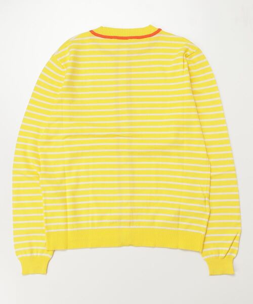 MARNI（マルニ）の「MARNI(マルニ)Kids & Junior ワンポイントブランドロゴボーダーカーディガン（カーディガン/ボレロ・キッズ・イエロー/ブラック・14Y/4Y/6Y/8Y/10Y）」の3枚目の写真