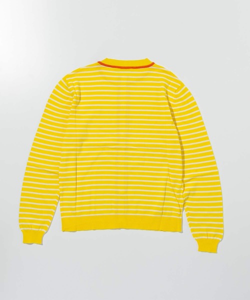 MARNI（マルニ）の「MARNI(マルニ)Kids & Junior ワンポイントブランドロゴボーダーカーディガン（カーディガン/ボレロ・キッズ・イエロー/ブラック・14Y/4Y/6Y/8Y/10Y）」の6枚目の写真