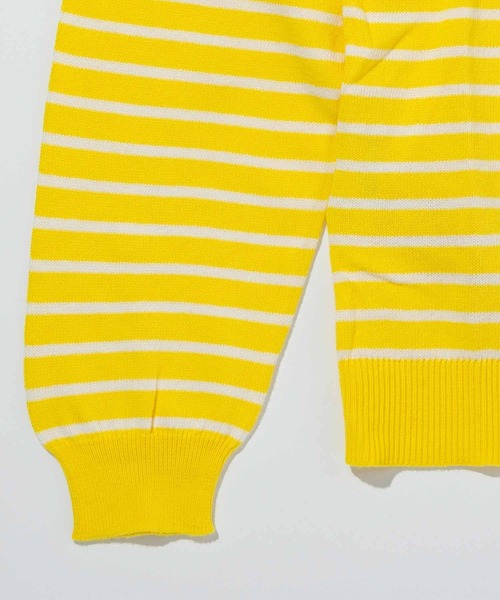 MARNI（マルニ）の「MARNI(マルニ)Kids & Junior ワンポイントブランドロゴボーダーカーディガン（カーディガン/ボレロ・キッズ・イエロー/ブラック・14Y/4Y/6Y/8Y/10Y）」の7枚目の写真