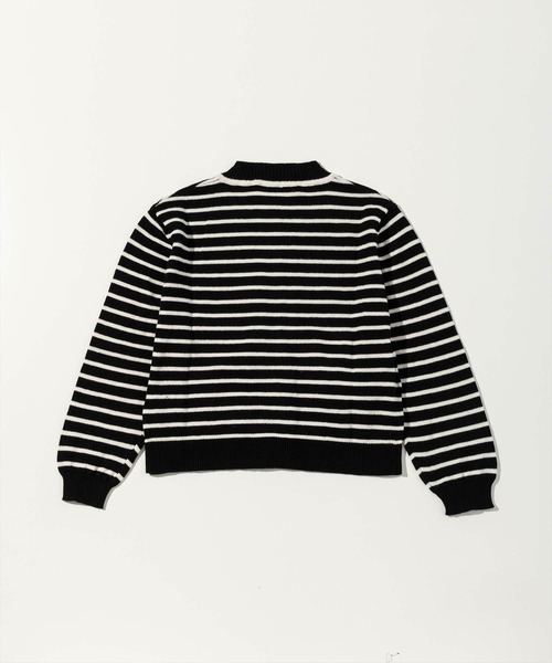 MARNI(マルニ)の「MARNI(マルニ)Kids & Junior ワンポイントブランドロゴボーダーカーディガン(カーディガン/ボレロ・キッズ・イエロー/ブラック・14Y/4Y/6Y/8Y/10Y)」の6枚目の写真