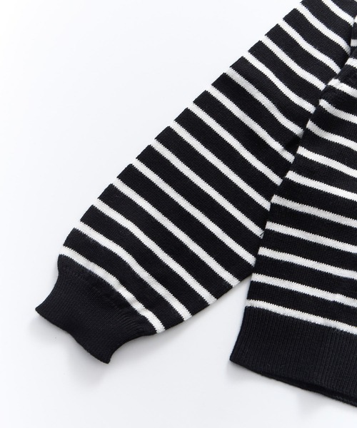 MARNI(マルニ)の「MARNI(マルニ)Kids & Junior ワンポイントブランドロゴボーダーカーディガン(カーディガン/ボレロ・キッズ・イエロー/ブラック・14Y/4Y/6Y/8Y/10Y)」の8枚目の写真