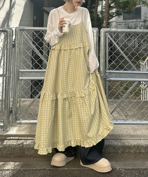 w closet（ダブルクローゼット）の「【8色展開】ティアードフリル