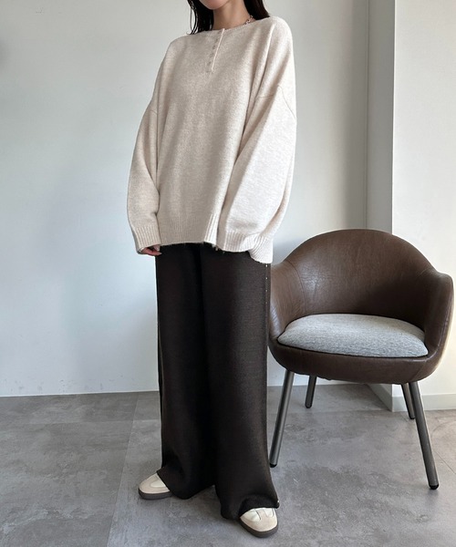 サイドスタッズニットパンツ【ZOZOTOWN限定アイテム】（その他パンツ