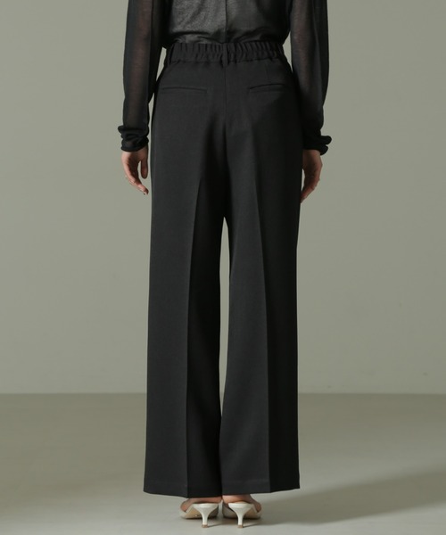 【セール】ウールライクタックワイドパンツ（その他パンツ）｜nano･universe（ナノユニバース）