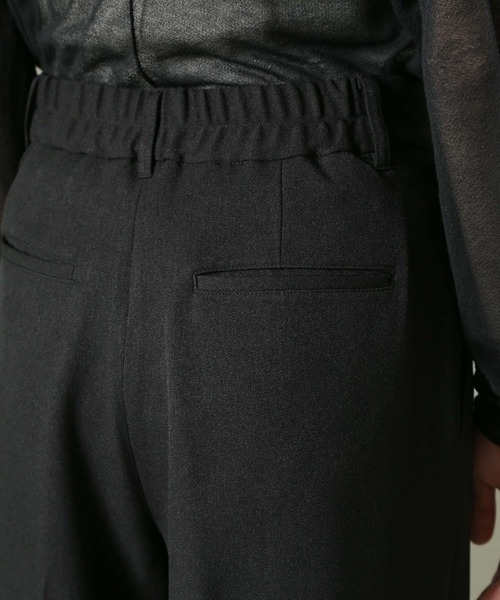 【セール】ウールライクタックワイドパンツ（その他パンツ）｜nano･universe（ナノユニバース）