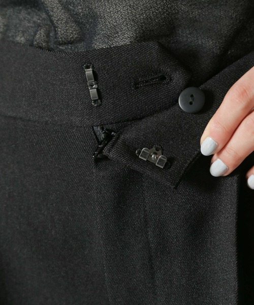 【セール】ウールライクタックワイドパンツ（その他パンツ）｜nano･universe（ナノユニバース）