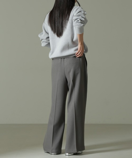 【セール】ウールライクタックワイドパンツ（その他パンツ）｜nano･universe（ナノユニバース）