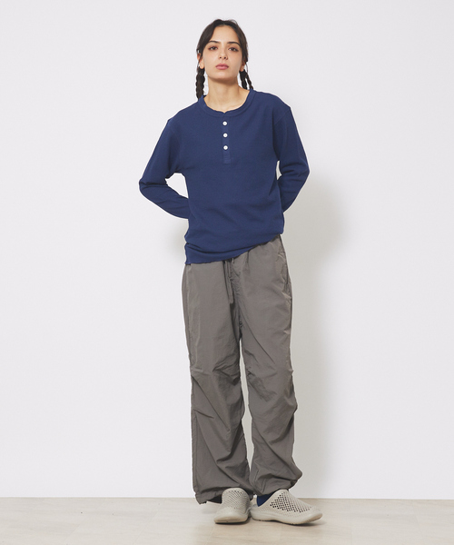 JEMORGAN(ジェーイーモーガン)の「【JEMORGAN/ジェーイーモーガン】ワッフル ヘンリーネック ロングスリーブ Tシャツ(Tシャツ/カットソー・メンズ・ホワイト/カーキ/ブラック/オフホワイト/グレー/ネイビー/チャコールグレー・XL/L/M)」の17枚目の写真