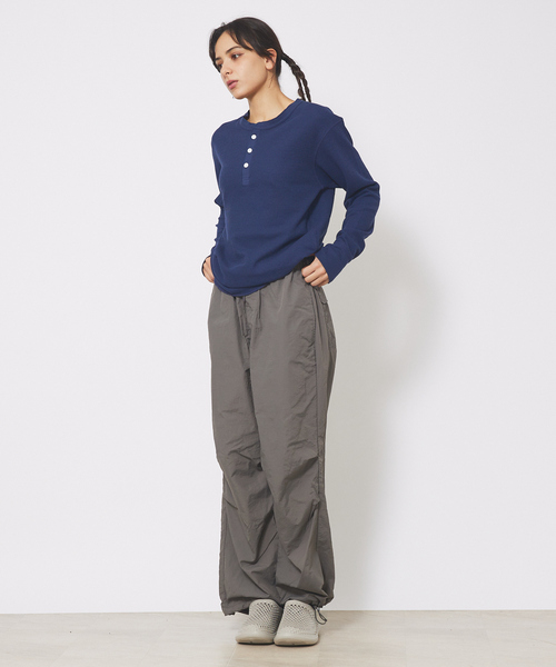 JEMORGAN(ジェーイーモーガン)の「【JEMORGAN/ジェーイーモーガン】ワッフル ヘンリーネック ロングスリーブ Tシャツ(Tシャツ/カットソー・メンズ・ホワイト/カーキ/ブラック/オフホワイト/グレー/ネイビー/チャコールグレー・XL/L/M)」の18枚目の写真