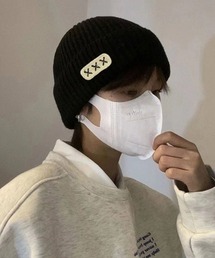 NOWLE | 【NOWLE】XXX ワンポイント ニット帽(ニットキャップ/ビーニー)