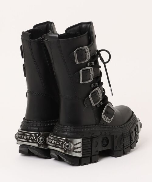 new rock ブラック　ブーツ スニーカー ニューロック ニューロック ブーツ NEW ROCK/ニューロック/M-106-C96 メンズ
