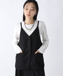 楽天市場】【SALE／40%OFF】ツイルキャミソールジレ JEANASIS