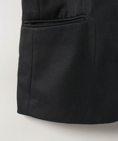 JEANASIS（ジーナシス）の「ツイルキャミソールジレ/319734（ベスト・レディース・ブラック/モカ・FREE）」の4枚目の写真