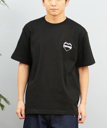 【ムラサキスポーツ限定】THRASHER/スラッシャー 半袖Tシャツ/半袖Tee オーバーサイズ 刺繍ロゴ ユニセックス 252TH1ST040