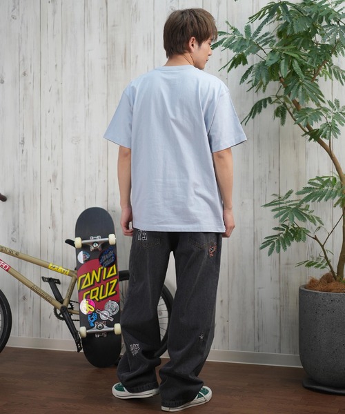 THRASHER(スラッシャー)の「【ムラサキスポーツ限定】THRASHER/スラッシャー 半袖Tシャツ/半袖Tee オーバーサイズ 刺繍ロゴ ユニセックス 252TH1ST040(Tシャツ/カットソー・メンズ・ベージュ/グリーン/ホワイト/アッシュグレー/チャコールグレー/イエロー/オレンジ/カーキ/サックスブルー/ネイビー/ブラック・L/XL/M/S)」の20枚目の写真