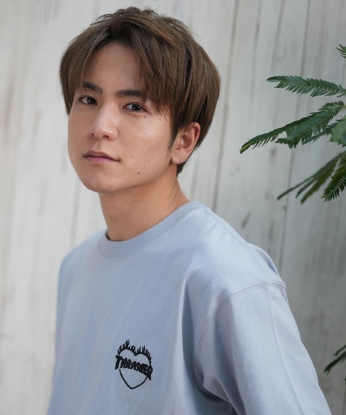 THRASHER(スラッシャー)の「【ムラサキスポーツ限定】THRASHER/スラッシャー 半袖Tシャツ/半袖Tee オーバーサイズ 刺繍ロゴ ユニセックス 252TH1ST040(Tシャツ/カットソー・メンズ・ベージュ/グリーン/ホワイト/アッシュグレー/チャコールグレー/イエロー/オレンジ/カーキ/サックスブルー/ネイビー/ブラック・L/XL/M/S)」の21枚目の写真