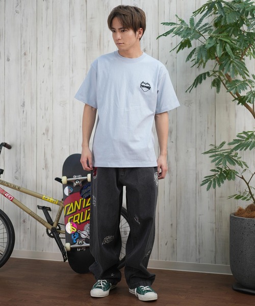 THRASHER(スラッシャー)の「【ムラサキスポーツ限定】THRASHER/スラッシャー 半袖Tシャツ/半袖Tee オーバーサイズ 刺繍ロゴ ユニセックス 252TH1ST040(Tシャツ/カットソー・メンズ・ベージュ/グリーン/ホワイト/アッシュグレー/チャコールグレー/イエロー/オレンジ/カーキ/サックスブルー/ネイビー/ブラック・L/XL/M/S)」の18枚目の写真