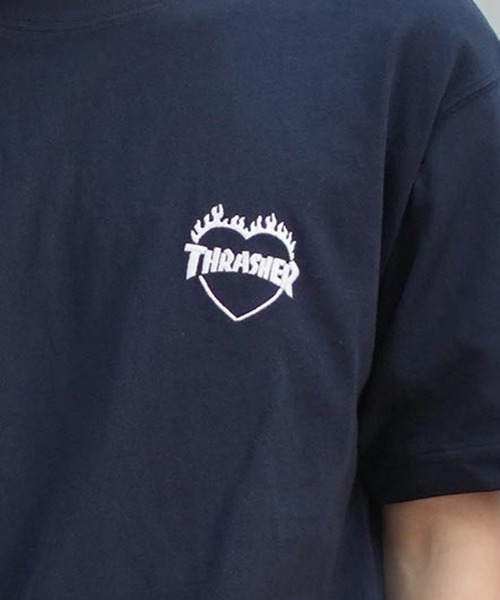THRASHER(スラッシャー)の「【ムラサキスポーツ限定】THRASHER/スラッシャー 半袖Tシャツ/半袖Tee オーバーサイズ 刺繍ロゴ ユニセックス 252TH1ST040(Tシャツ/カットソー・メンズ・ベージュ/グリーン/ホワイト/アッシュグレー/チャコールグレー/イエロー/オレンジ/カーキ/サックスブルー/ネイビー/ブラック・L/XL/M/S)」の16枚目の写真