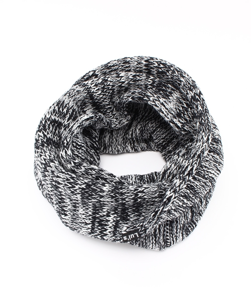 Lui's（ルイス）の「Lui's(ルイス) ループスヌード（ストール/ショール・メンズ・ブラック/グレー/ホワイト・FREE）」の2枚目の写真