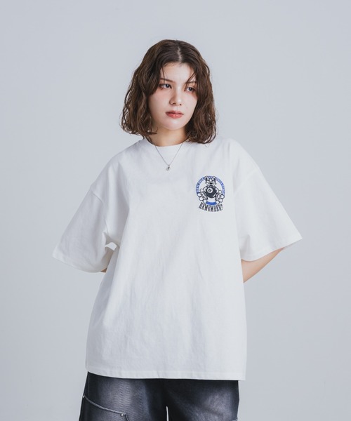 Remember.（リメンバー）の「8ボールウルフTシャツ（Tシャツ/カットソー・メンズ・ホワイト/ブラック・SMALL/MEDIUM/LARGE）」の12枚目の写真