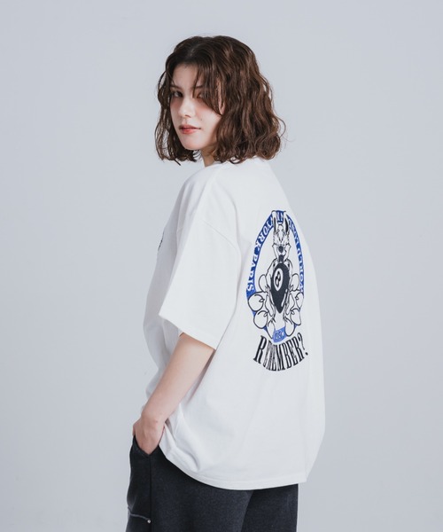 Remember.（リメンバー）の「8ボールウルフTシャツ（Tシャツ/カットソー・メンズ・ホワイト/ブラック・SMALL/MEDIUM/LARGE）」の10枚目の写真