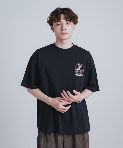 Remember.（リメンバー）の「8ボールウルフTシャツ（Tシャツ/カットソー・メンズ・ホワイト/ブラック・SMALL/MEDIUM/LARGE）」の5枚目の写真