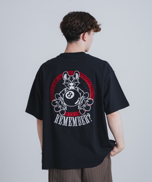Remember.（リメンバー）の「8ボールウルフTシャツ（Tシャツ/カットソー・メンズ・ホワイト/ブラック・SMALL/MEDIUM/LARGE）」の3枚目の写真