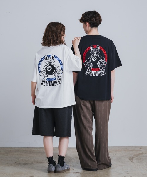 Remember.（リメンバー）の「8ボールウルフTシャツ（Tシャツ/カットソー・メンズ・ホワイト/ブラック・SMALL/MEDIUM/LARGE）」の19枚目の写真