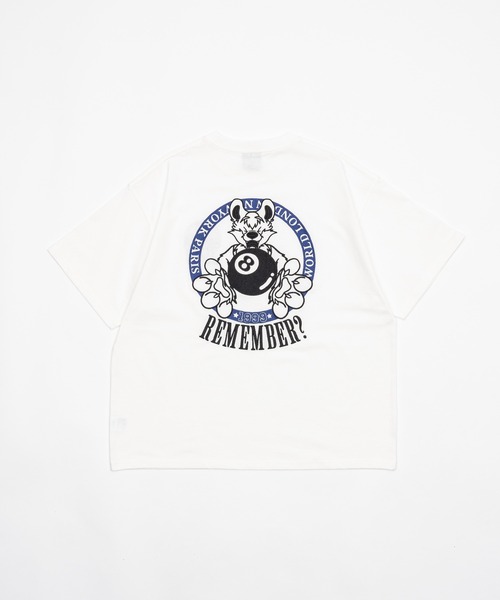 Remember.（リメンバー）の「8ボールウルフTシャツ（Tシャツ/カットソー・メンズ・ホワイト/ブラック・SMALL/MEDIUM/LARGE）」の22枚目の写真