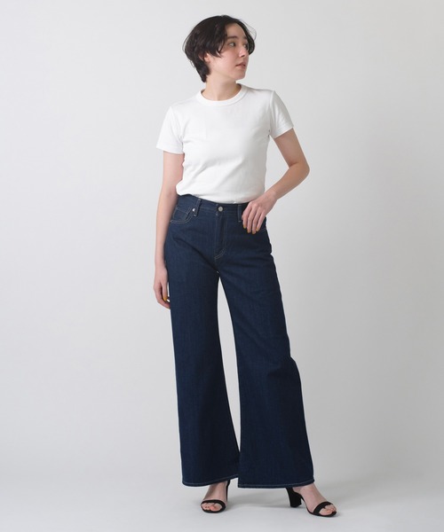 Levi's(リーバイス)の「Levi's/リーバイス BLUETAB(TM) CARVE リラックスジーンズ ダークインディゴ MADE IN JAPAN(デニムパンツ・レディース・インディゴブルー・23inch/28inch/27inch/26inch/25inch/24inch)」の6枚目の写真