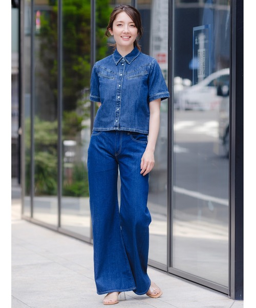 Levi's(リーバイス)の「Levi's/リーバイス BLUETAB(TM) CARVE リラックスジーンズ ダークインディゴ MADE IN JAPAN(デニムパンツ・レディース・インディゴブルー・23inch/28inch/27inch/26inch/25inch/24inch)」の18枚目の写真