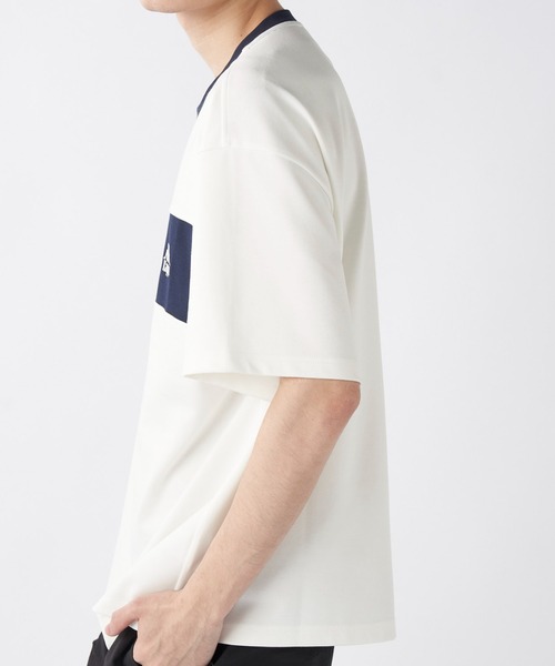 Kappa(カッパ)の「カラーブロック切替半袖Tシャツ (ユニセックス)(Tシャツ/カットソー・メンズ・ブラック/ホワイト・MEDIUM/LARGE/X-LARGE)」の3枚目の写真
