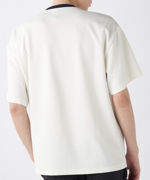Kappa(カッパ)の「カラーブロック切替半袖Tシャツ (ユニセックス)(Tシャツ/カットソー・メンズ・ブラック/ホワイト・MEDIUM/LARGE/X-LARGE)」の4枚目の写真