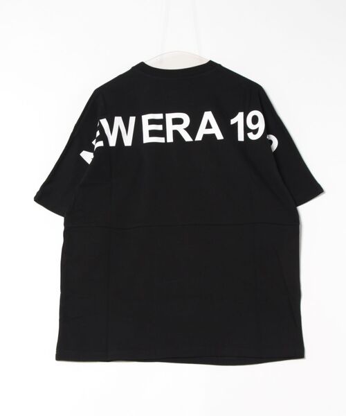 NEW ERA(ニューエラ)の「NEW ERA/ニューエラ 半袖Tシャツ バックプリント オーバーサイズ 14410082(Tシャツ/カットソー・メンズ・ブラック/ベージュ/ホワイト・M/L/XL/XXL)」の4枚目の写真