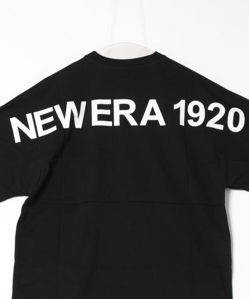 NEW ERA(ニューエラ)の「NEW ERA/ニューエラ 半袖Tシャツ バックプリント オーバーサイズ 14410082(Tシャツ/カットソー・メンズ・ブラック/ベージュ/ホワイト・M/L/XL/XXL)」の5枚目の写真