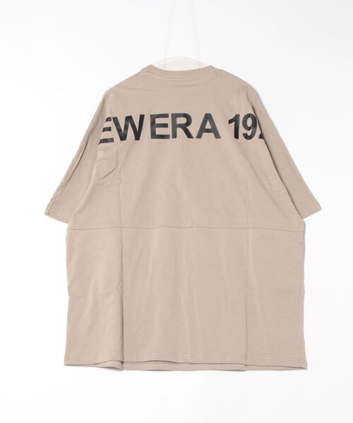 NEW ERA(ニューエラ)の「NEW ERA/ニューエラ 半袖Tシャツ バックプリント オーバーサイズ 14410082(Tシャツ/カットソー・メンズ・ブラック/ベージュ/ホワイト・M/L/XL/XXL)」の7枚目の写真